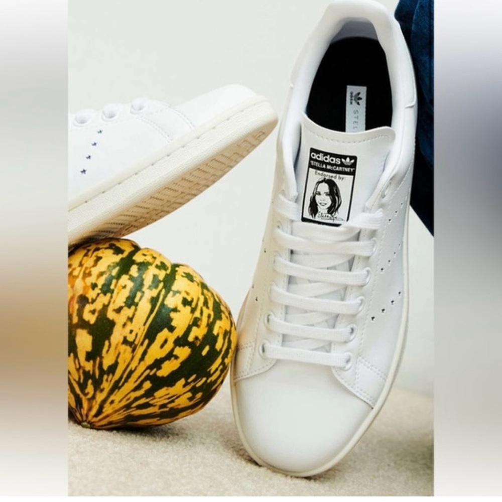 ADIDASxSTELLA McCartney Stan Smith Stars Lace-Up Low Top Sneakers